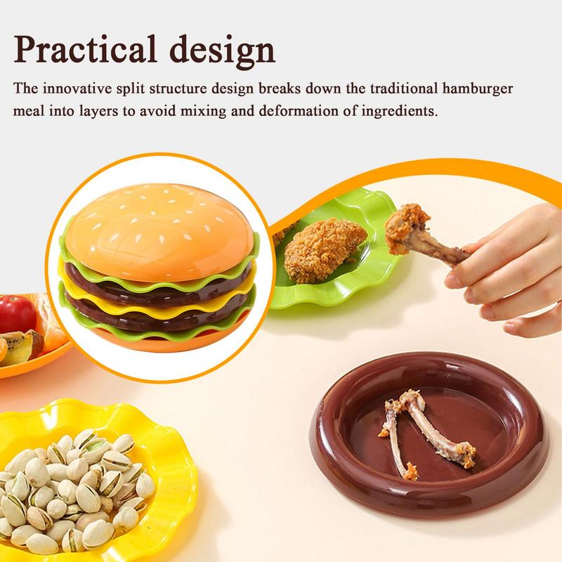 

Mini Dinner Plate Stackable Tableware Serving Platter Funny Sauce Containers Snack Tray For Burger Sauce Sushi Dip Dessert CN