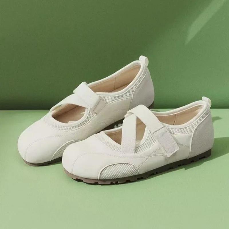 High Quality Shoes Female Basic Women's Flats Outdoor Casual Flats Women Round Toe Soft Bottom Ladies Shoes  Mujer