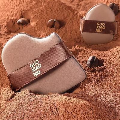 6pcs Mini Makeup Blender Puffs Quick Blending Chocolate Color Powder Puff Soft Makeup Tool Cosmetic Tool For Woman Beauty