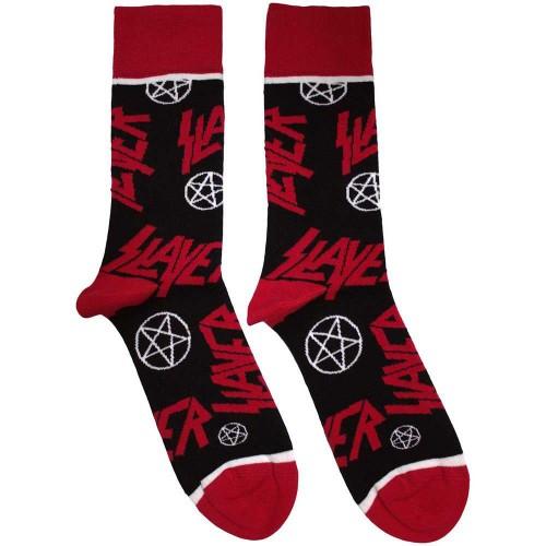 Slayer Unisex Adult Logo & Pentagram Ankle Socks