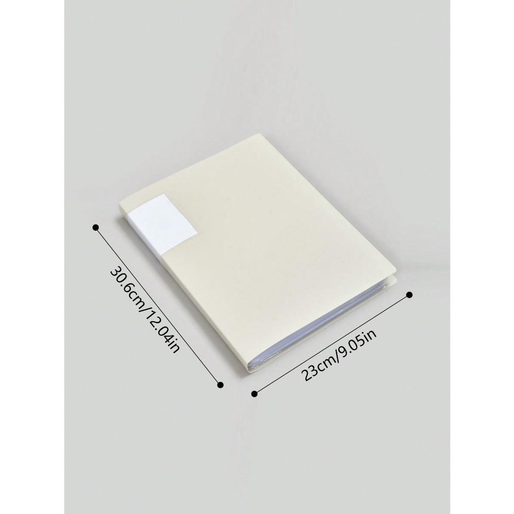 

Папка-файл формата А4, прозрачный вкладыш на 30 листов, органайзер для документов, папка-биндер для хранения студенческих работ/экзаменационных материалов, коллекция для школы Beige разноцветный