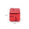 Metal Cube Spinner Fidget Toy Fingertips 3D Puzzle Gyro Gear Sensory Anti Stress Relief Educational Games for Kids Adults