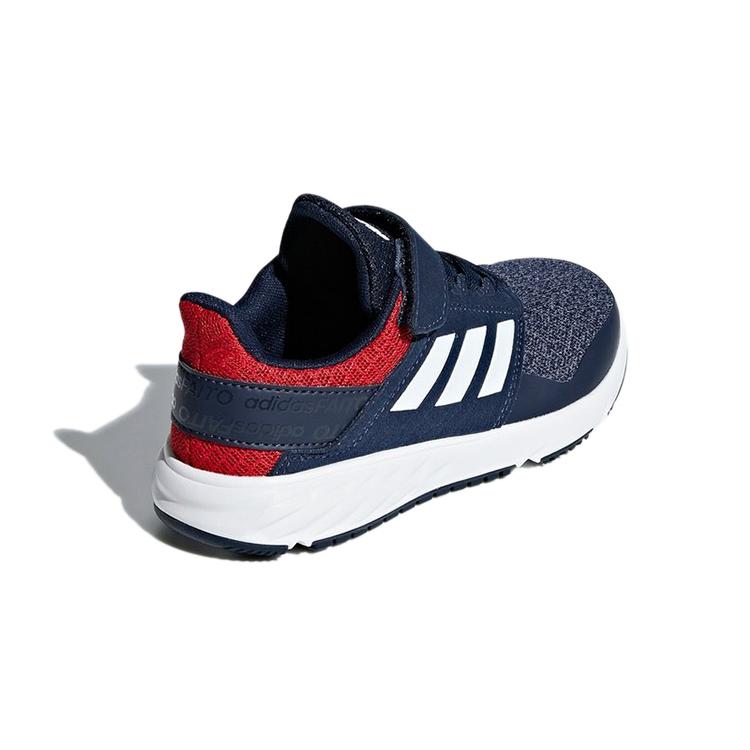 Adidas Fortafaito El Fabric Slip Resistant Abrasion Resistant Low top Kids' Running Shoes Blue White Red Kids' F34122