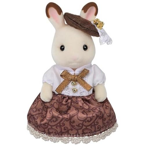 Panenka Sylvanian Families [Rodina čokoládových králíků - Výroční sada] C-74 Certifikace ST Pro věk 3+ Hračka Domeček pro panenky Sylvanian Families EPOCH