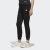 Adidas Logo Casual Sports Knit Joggers Women Bottoms Black FI9279