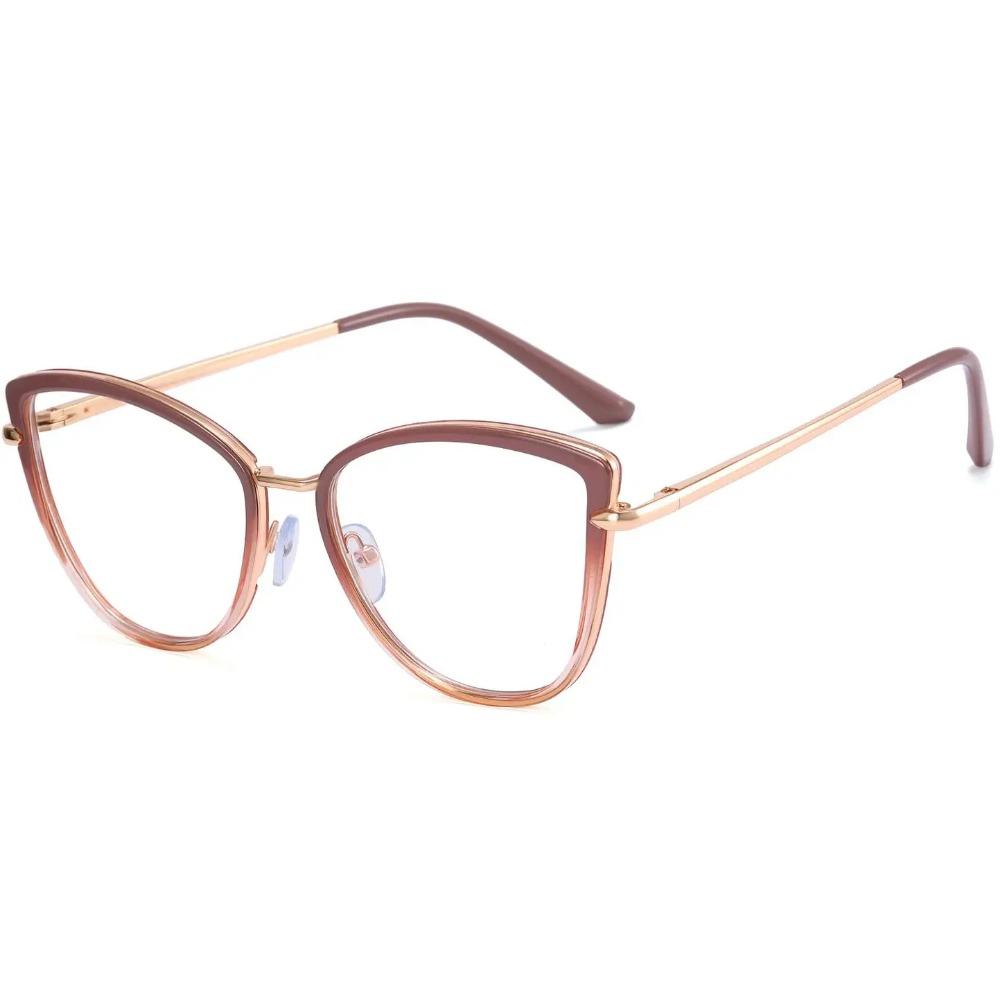 

Очки для коррекции близорукости «кошачий глаз», прозрачная оправа, дизайнерский бренд, защита от синего света, очки для близорукости, женские оправы для очков -1 myopia-600