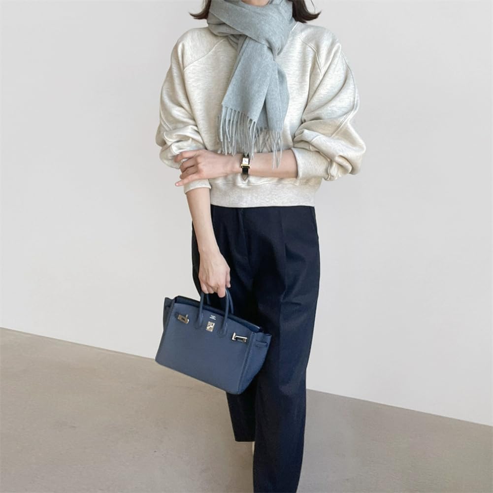 Large Body Loose Everyday Autumn [Vasarhely] Women's Tops, Sweatshirts, Sizes, Plain, Casual, Covering, Fit, Cute, Thin, Cotton, Wear, Spring, (JP,