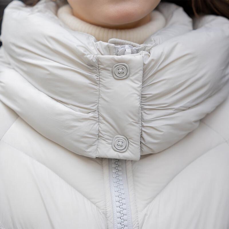 Mokana Women's Elegant Long-Sleeve Down Jacket MKNJD3167