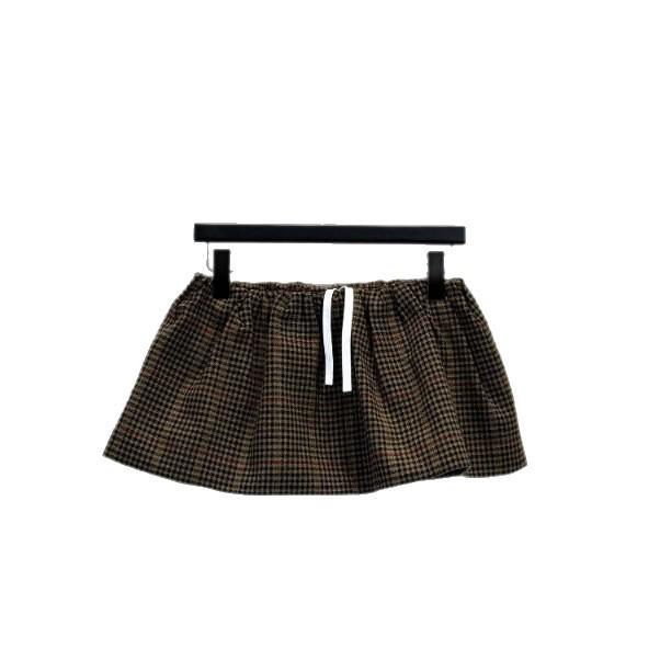 MIU Style 26 Retro Houndstooth College Mini Skirt for Women - Early Spring Collection
