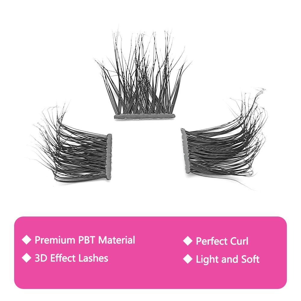 Dramatic Lash Clusters Faux Mink DIY Eyelash Extension Individual Cluster Lashes  Women