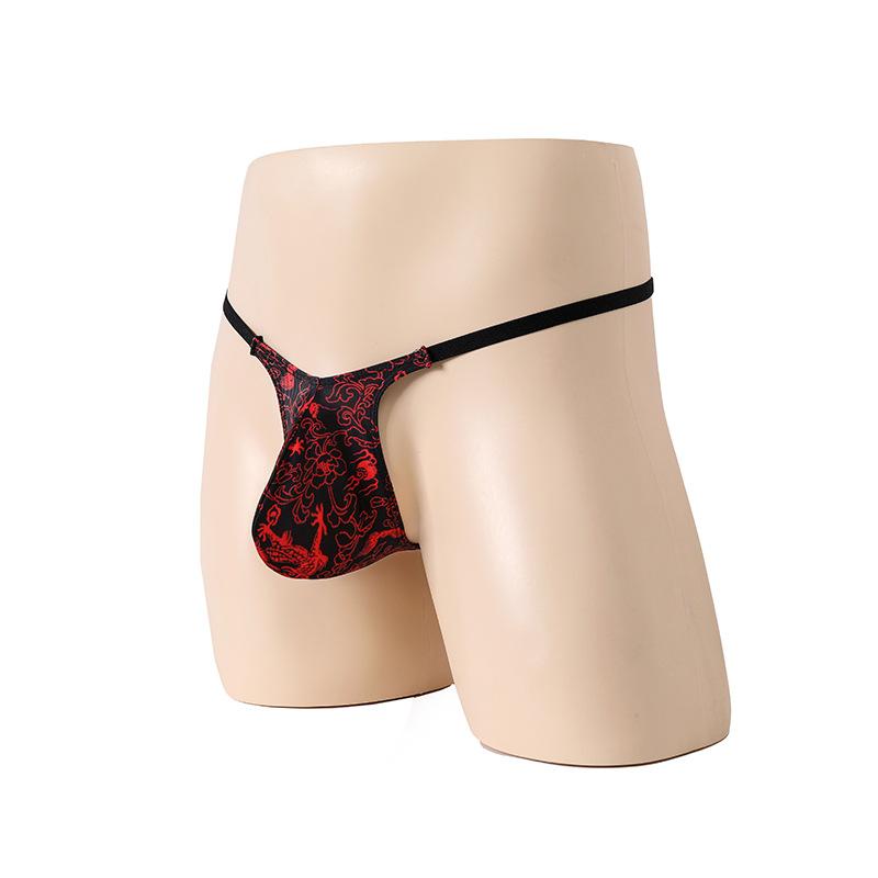 2025 new thong seduction sex panties Chinese style phoenix pattern sexy passion sexy thong