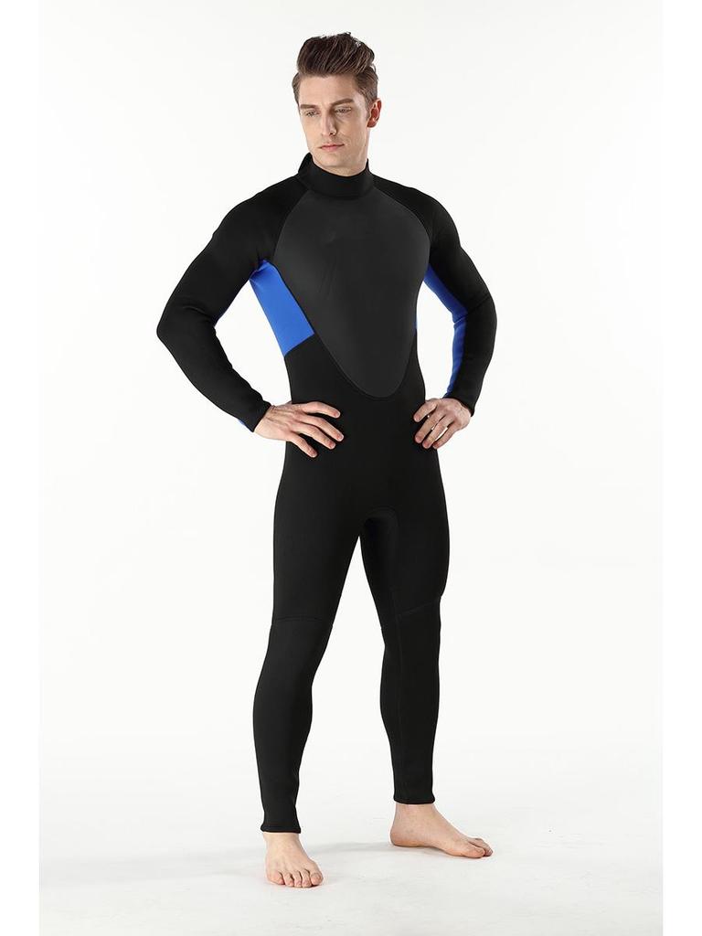 MYLEDI Men's 3mm One-Piece Warm Wetsuit for Snorkeling and Swimming