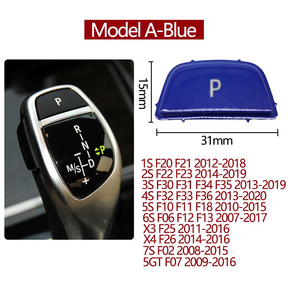 Car Gear Lever Auto Parking Button Letter P Button For Bmw F20 F22 F30 F34 F36 F32 F33 F10 F06 F12 F13 F25 F26 F02 F07 F15 F16