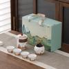 Thousand Miles of Rivers and Mountains Kung Fu Tea Set