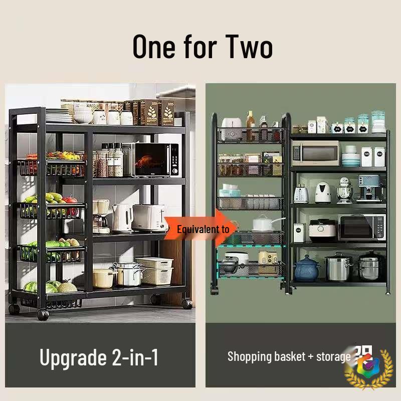 Multifunctional Kitchen Storage Rack for Vegetables and Fruits