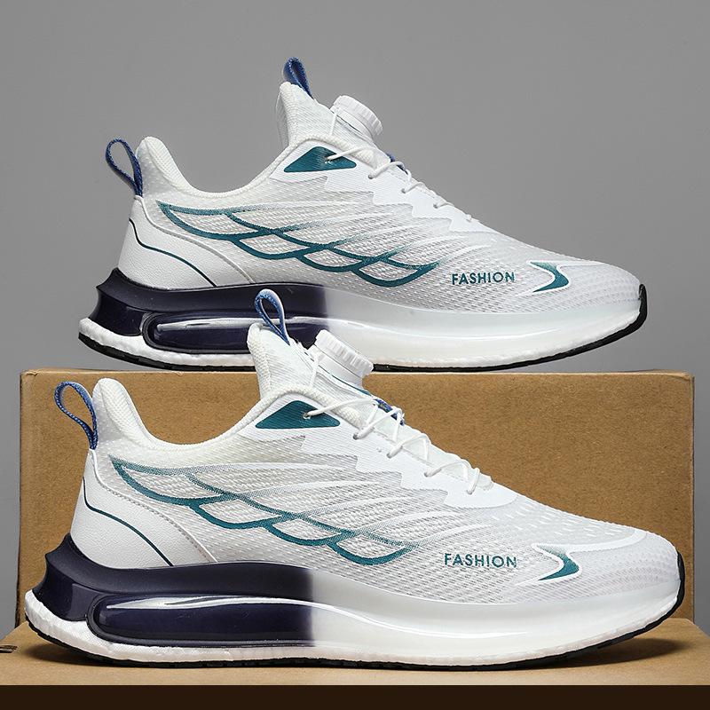 New 2025 Men's Shoes Summer Ice Silk Mesh Breathable Sports Shoes Ultra-light Shock Absorption Non-slip Running Shoes Fashion Casual Shoes