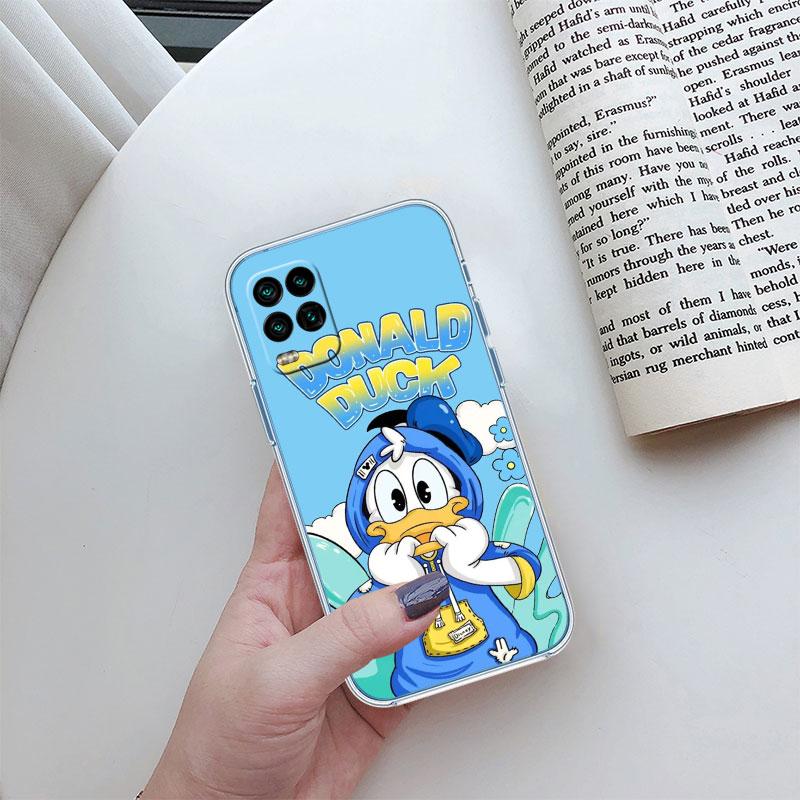 DuckTales Donald Duck Transparent Phone Case for Samsung Galaxy A04 A04S A14 A23 A34 A54 M23 M33 M52 M53