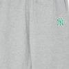 New MLB Knitted Sweatpants Unisex Gray 3APTD0131-50MGS