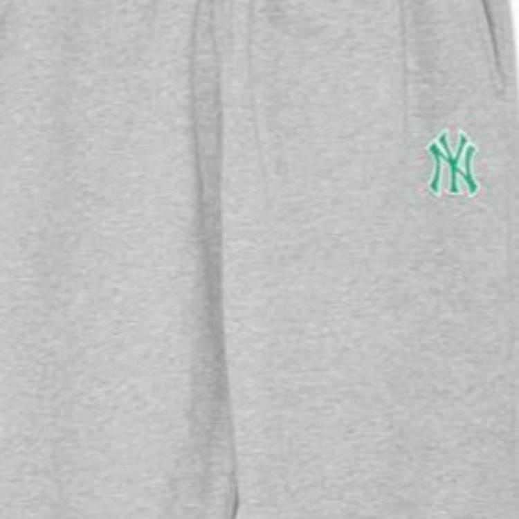 New MLB Knitted Sweatpants Unisex Gray 3APTD0131-50MGS