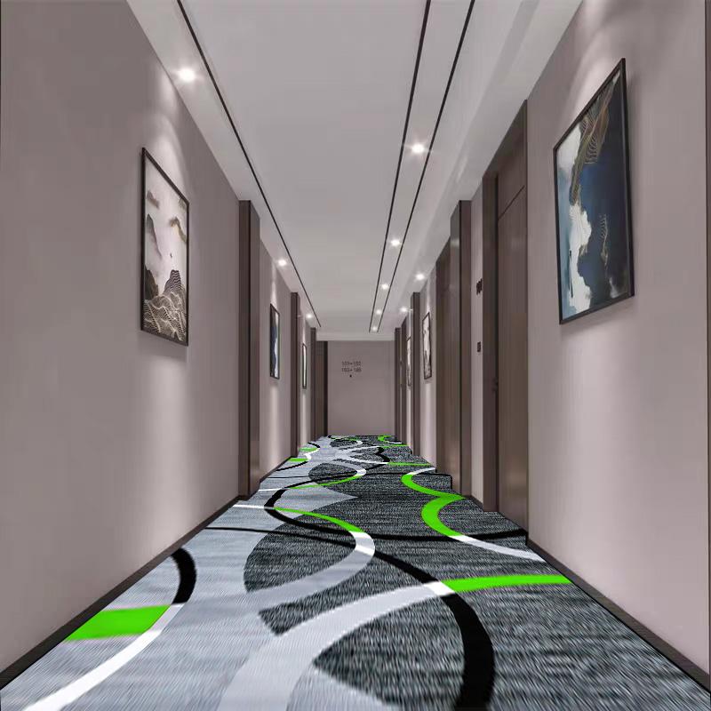 Nordic Geometric Style Long Corridor Carpet Luxury Hallway Area Rugs Non-slip Stair Floor Mat Aisle Carpet Runner Customizable