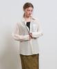 GENERALIDEA Summer Wrinkle Sheer Shirt [Ivory] / Wbe2L03531