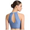 Top Cropped Lyrical Dance Feminino Brilhante com Strass Sem Mangas Costas Vazadas Regata Fantasia de Dança do Ventre