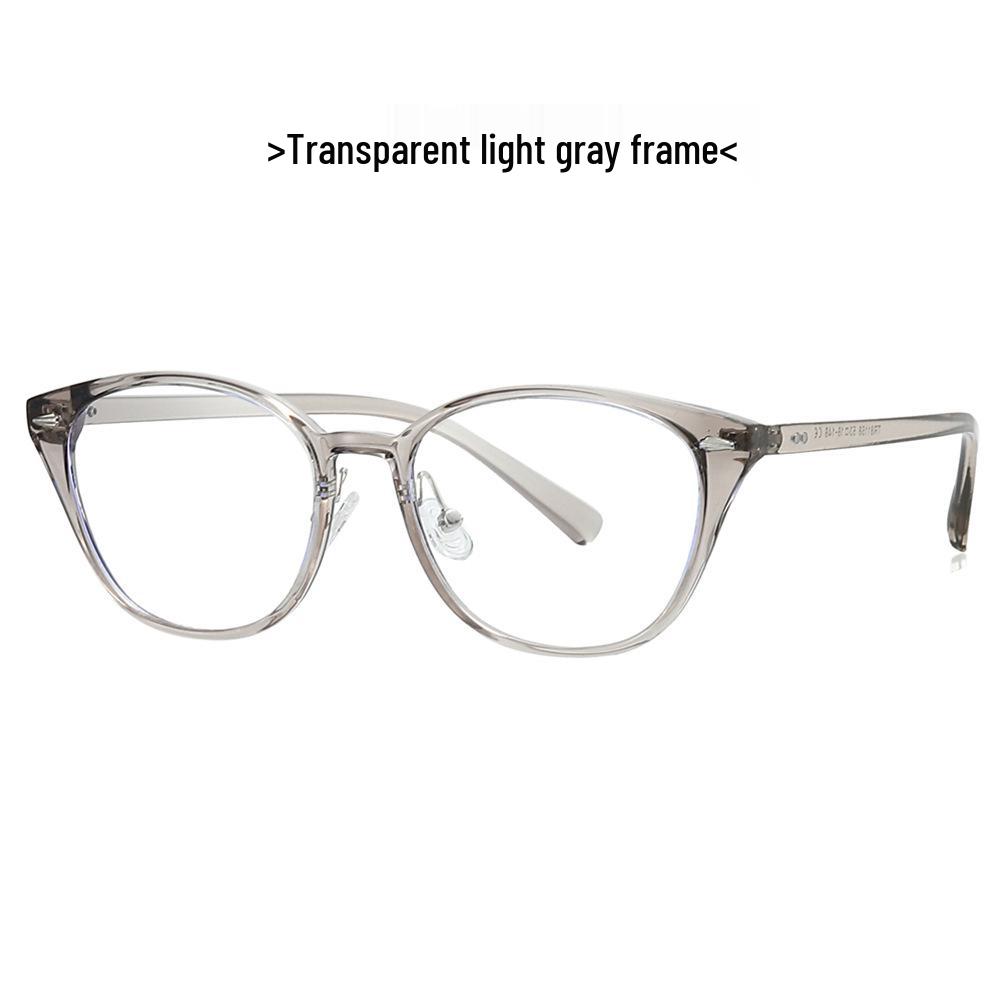 

TR90 Cat Eye Retro Flat-Top Glasses 81158: Versatile Blue Light Blocking Frame, Compatible with Prescription or Non-Prescription Lenses