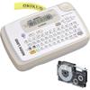 Name Land Compact Label Printer KL-P50-BE with Tape Set KL-TP5-BE (3.5mm-18mm Width)