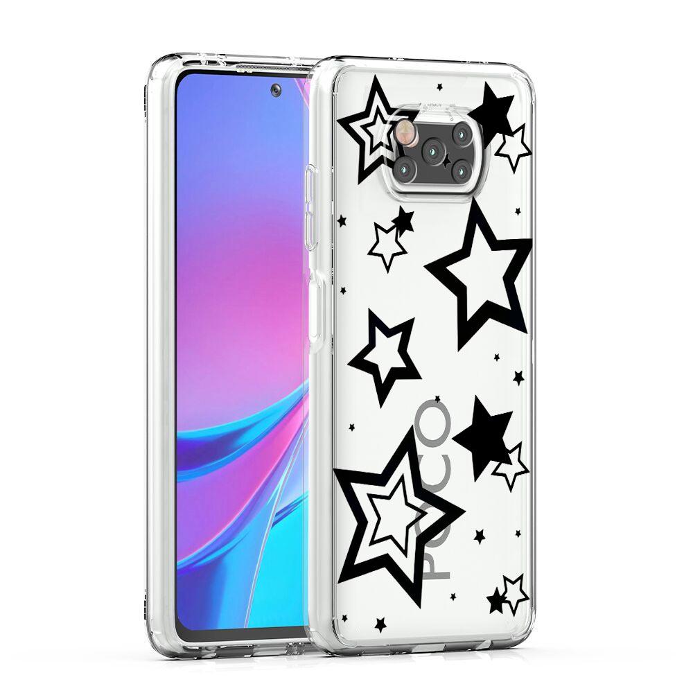 

Чехол для телефона для Xiaomi Poco X6 X5 NFC X3 F6 F5 Pro F4 F3 M3 14 13T 12T 12 13 Lite 11 5G Прозрачный чехол Стиль Звезды Xiaomi 12 Pro