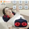 Neck Massage Pillow Cervical MassagerWaist Back Shoulder Shiatsu Kneaded Multifunctional  Home Car Use Relaxation Gift
