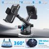 360° Rotation Dashboard Mobile Phone Stand Universal Cell Phone Support for Trucks RVs Vehicles Gravity Sucker Car Phone Holder