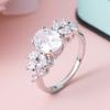 European and American Women's Fashionable, Simple, Creative, Personalized, High-end, Engagement and Wedding Rings