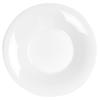 6x Large Deep Dinner Plate for Soup Dishes White Plate Set