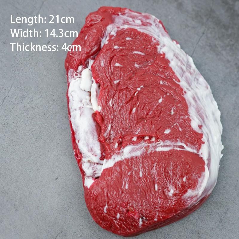 1PC Fake Food Meat Restaurant Store Shop Decor Artificial Food Fake Beef Chops Artificial Meat Meat Model Decor Props