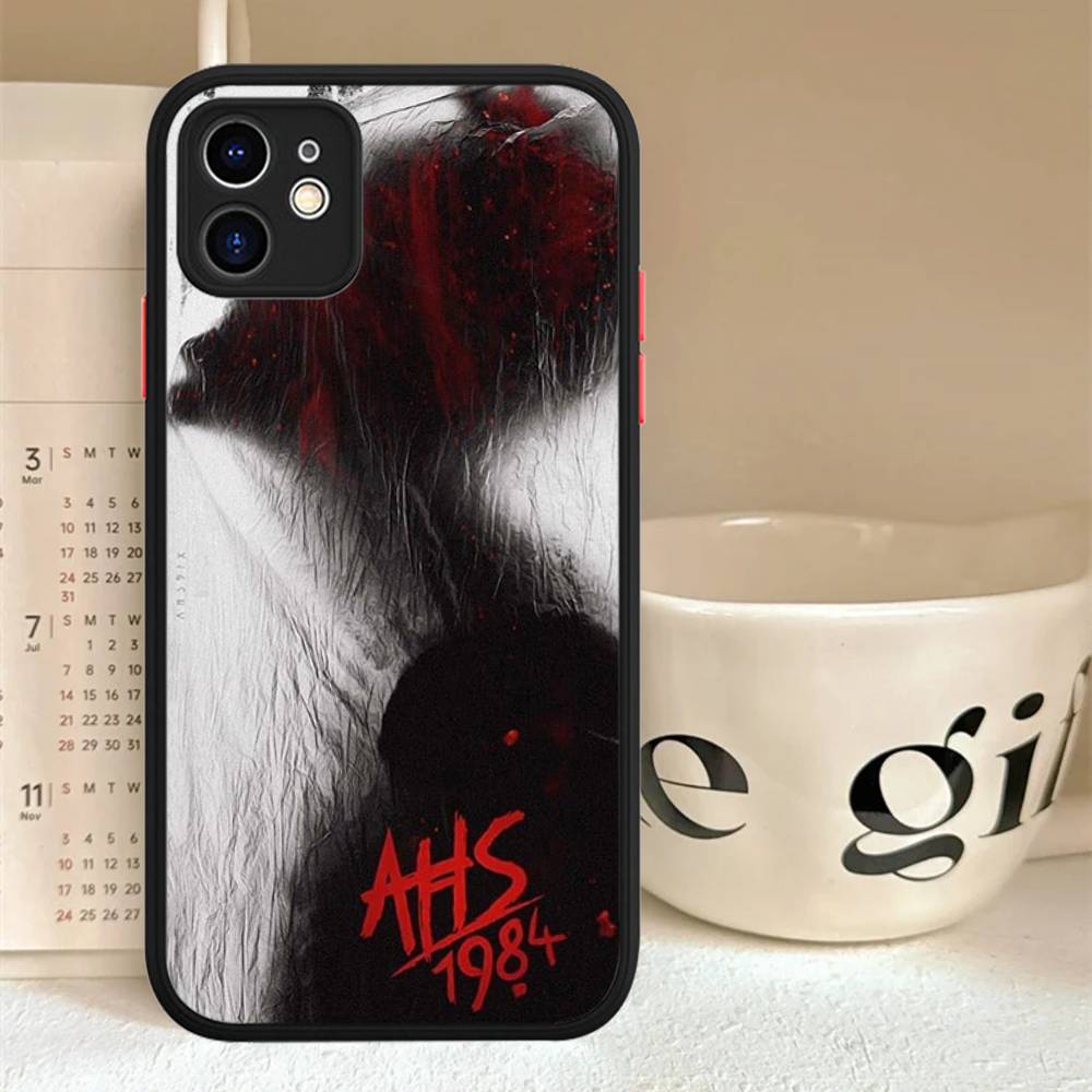 American Horror Story AHS 1984 Matte Translucent Phone Case For Iphone 16 ProMax 15 14 13 12 11 X XS PRO Plus
