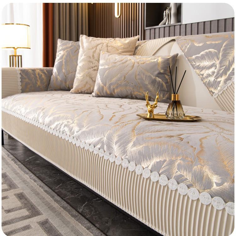 2025 Uniwersalna Poduszka na Sofę z Chenille - Antypoślizgowa, Czterosezonowa, Ekskluzywny Pokrowiec na Sofy Proste