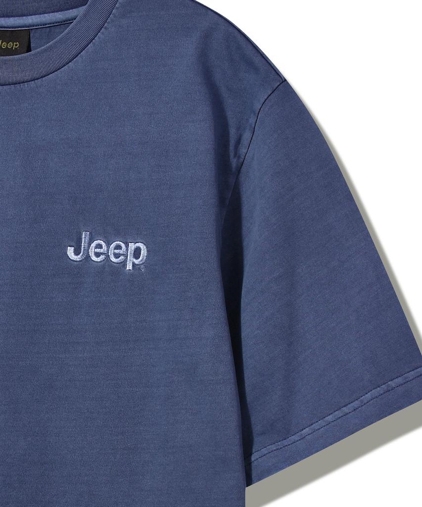 JEEP Pigment M-Logo Graphic Short Sleeve T-Shirt (Jq5Tsu673Na)