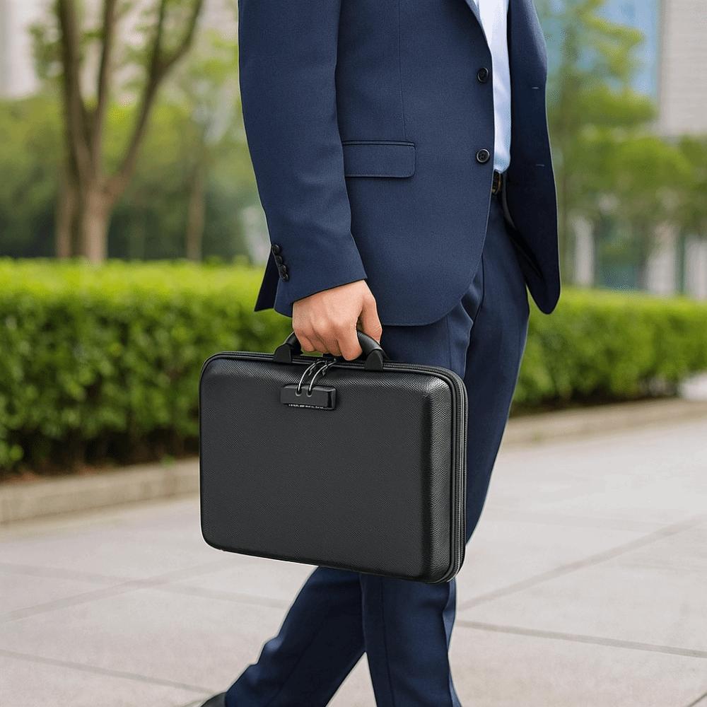 Large Capacity Fireproof Document Box Waterproof Portable Safe Storage Case  Document Protection