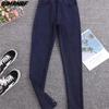 DIMANAF Plus Size Women Jeans Winter Pants Denim Pencil Female Elastic Basic Blue High Waist Trousers Oversize Fashion New Pants 4XL 5XL