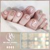 3D Faux Diamond Toe Nail Stickers, Waterproof Long-Lasting Skin Brightening Toe Nail Patches