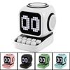 Little Magic Cube Smart Bluetooth Speaker with Magnetic Wireless Charger, Alarm Clock, White Noise, and Retro Design