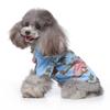 Spring and Summer Daisy Print Shirt Pet Hawaiian Shirt Pet Dog Clothes Pet Dog Beach Plaid Shirt