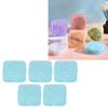  Pcs Small Plastic Box Transparent Blue Multifunctional Dust Prevention Clear Container for Handicr