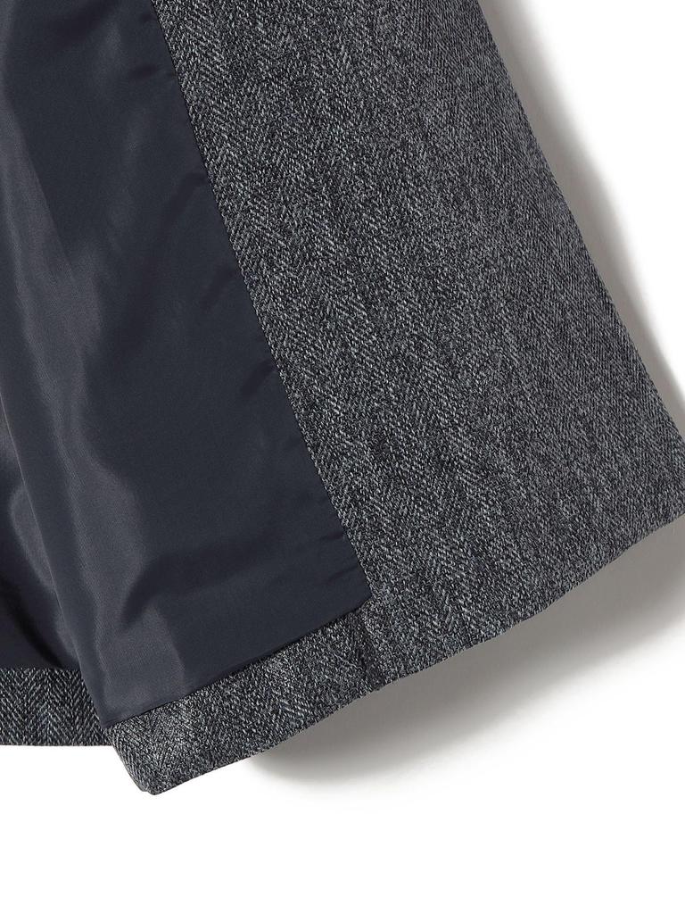 Ships Colors Hand Washable Melange Herringbone Double-Button Jacket (227060006) Gray, One Size