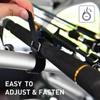 2Pcs Car Fishing Rod Strap Adjustable Fishing Rod Fixed Ties for Fishing Gear Equipment Rod Fixed Belt