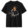 Unisex TShirts Luis Miguel Vintage Pure Cotton Tees Short Sleeve T Shirts Round Collar Clothes Adult