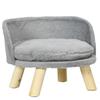 Pet Bed for Dogs and Cats, Soft & Washable Cushion, Protective Rim, 40.5 X 40.5 X 33 Cm
