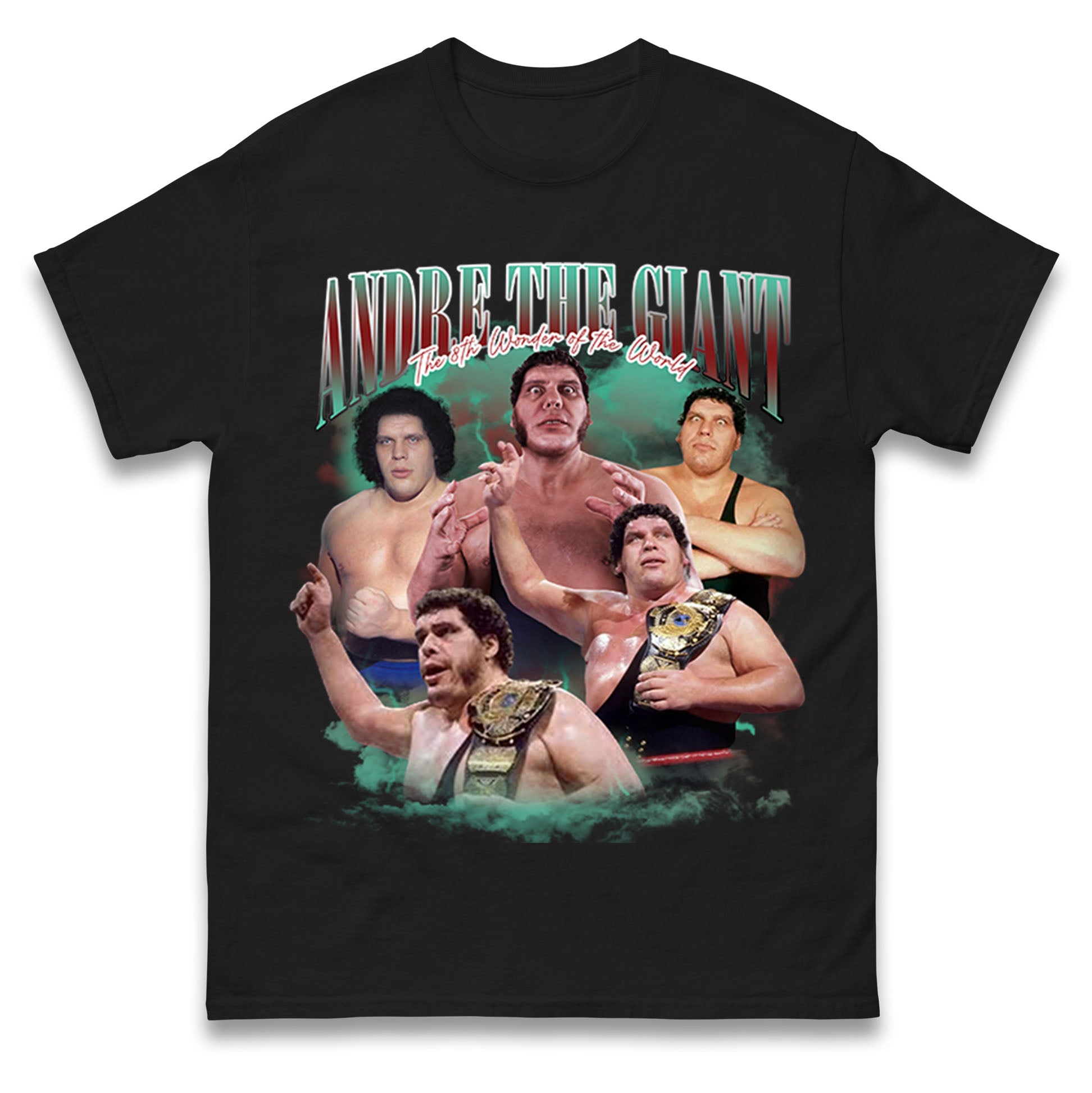 

Andre The Giant The 8th Wonder of The World Mens T Shirt Womens Tops Tees 2XL