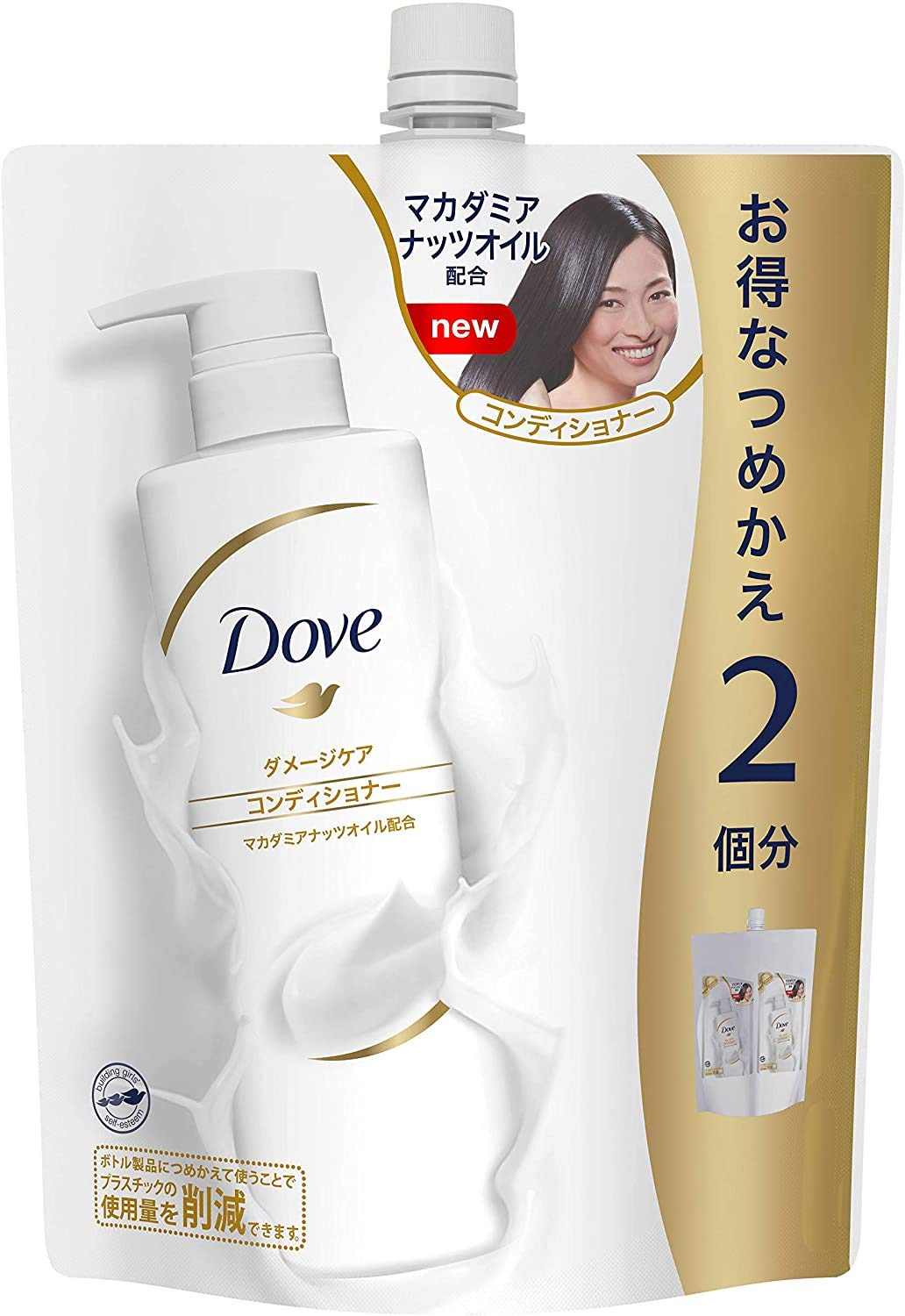 

Dove Damage Care Conditioner Refill 700g x 3 pack