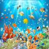 3d Kids Wallpaper Underwater World Mural Fish And Coral Photo Wall Paper Children's Room Background Wall Murals